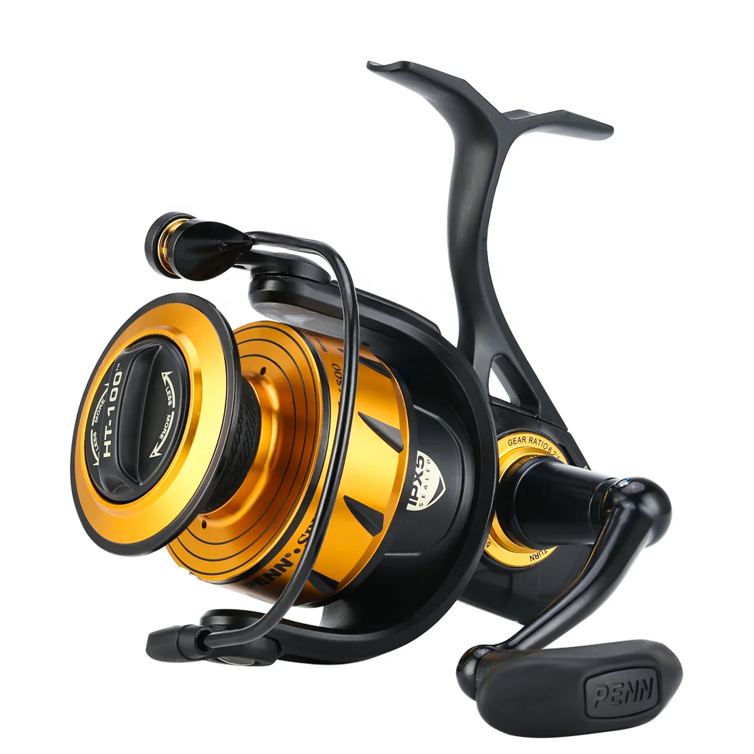 Penn Spinfisher VI SSVI 2500-10500 5+1bb Full Metal Body Spinning Fishing  Reel 5+1BB IPX5 Sealed Design HT-100 Saltwater Reel