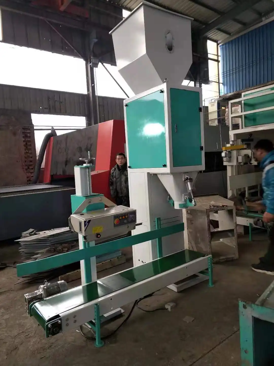 flour packing machine 10kg,20kg,25kg food pellet packing machine