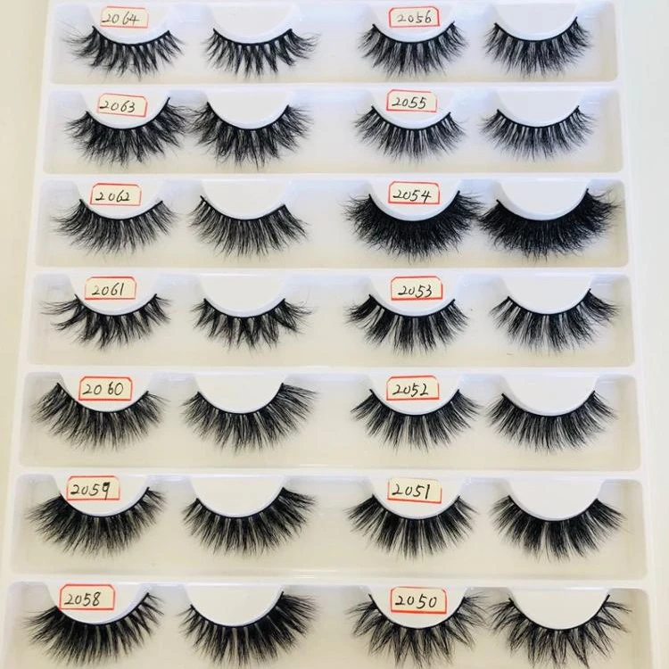 
2019 Hot Sale Individual 100% 3D Mink False Eyelashes Handicraft 
