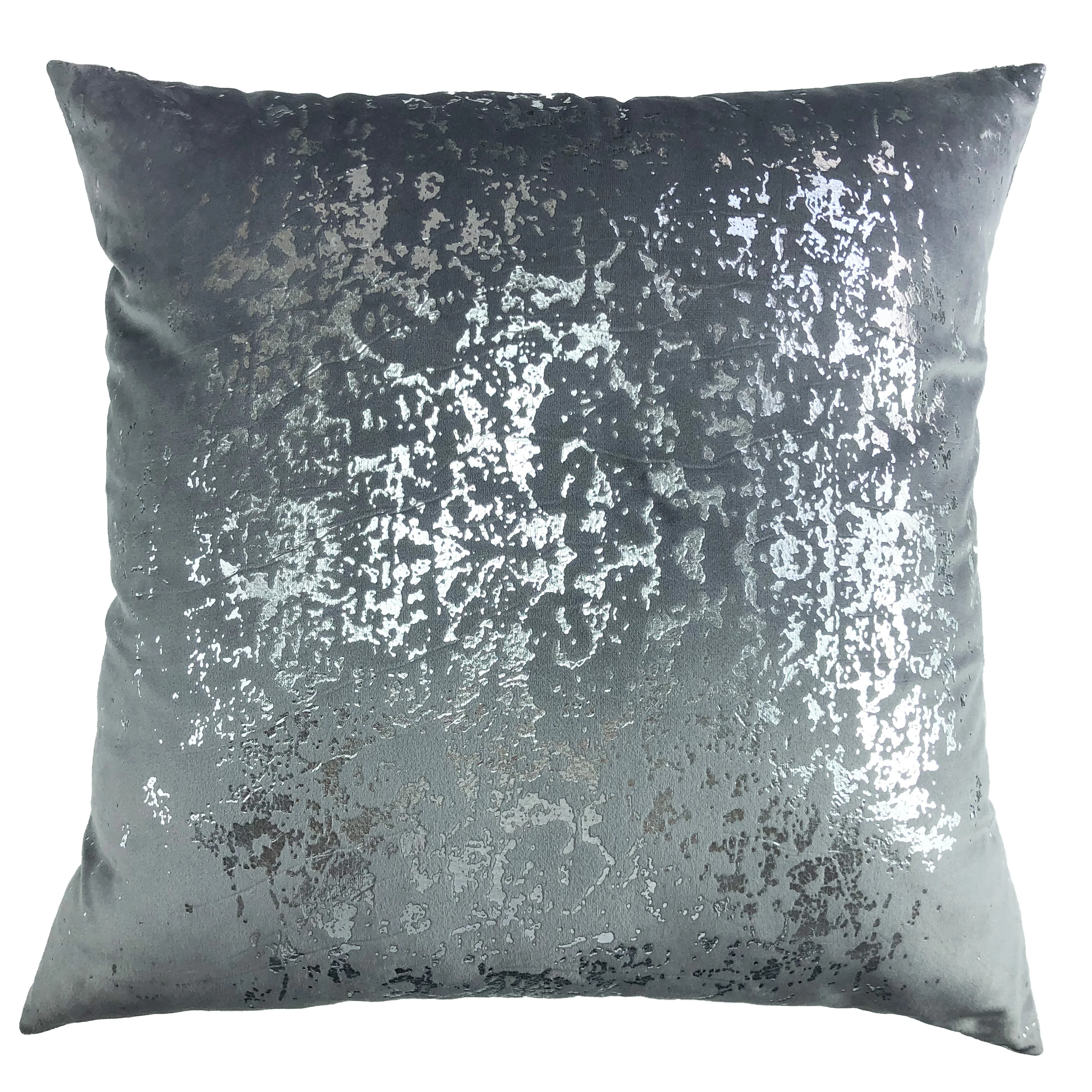 Custom Large 60 X 60cm Luxury Designer Geometric Hot Stamping Velvet