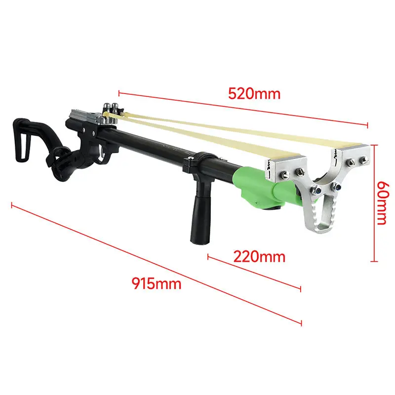 Black Slingshot Metal Professional Powerful Slingshot With Carry