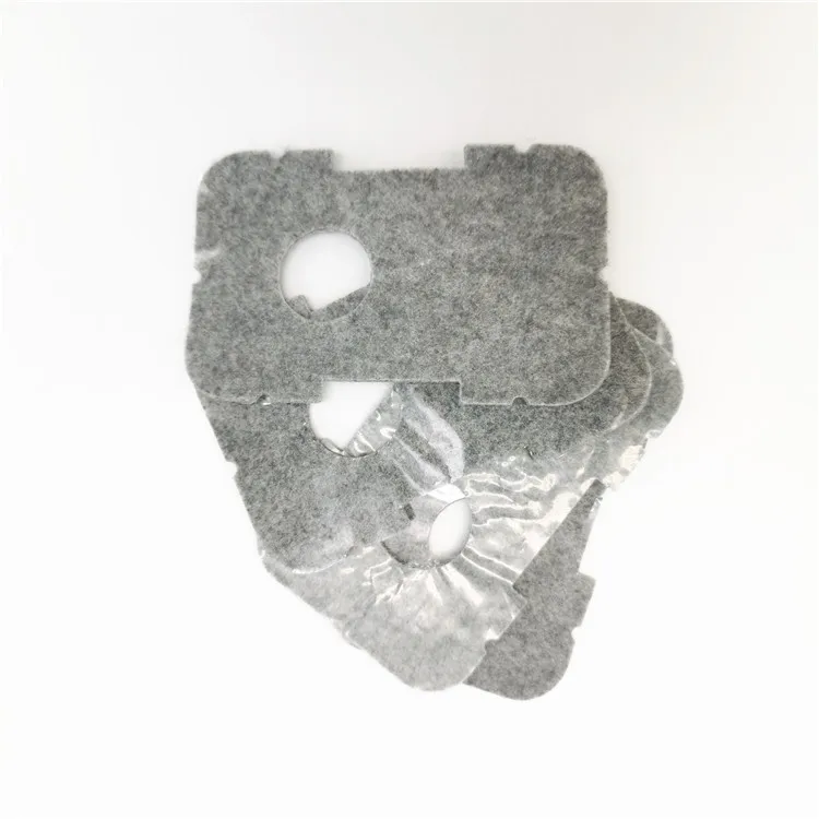 Customized needle punched PET felt adhesive PE film felt