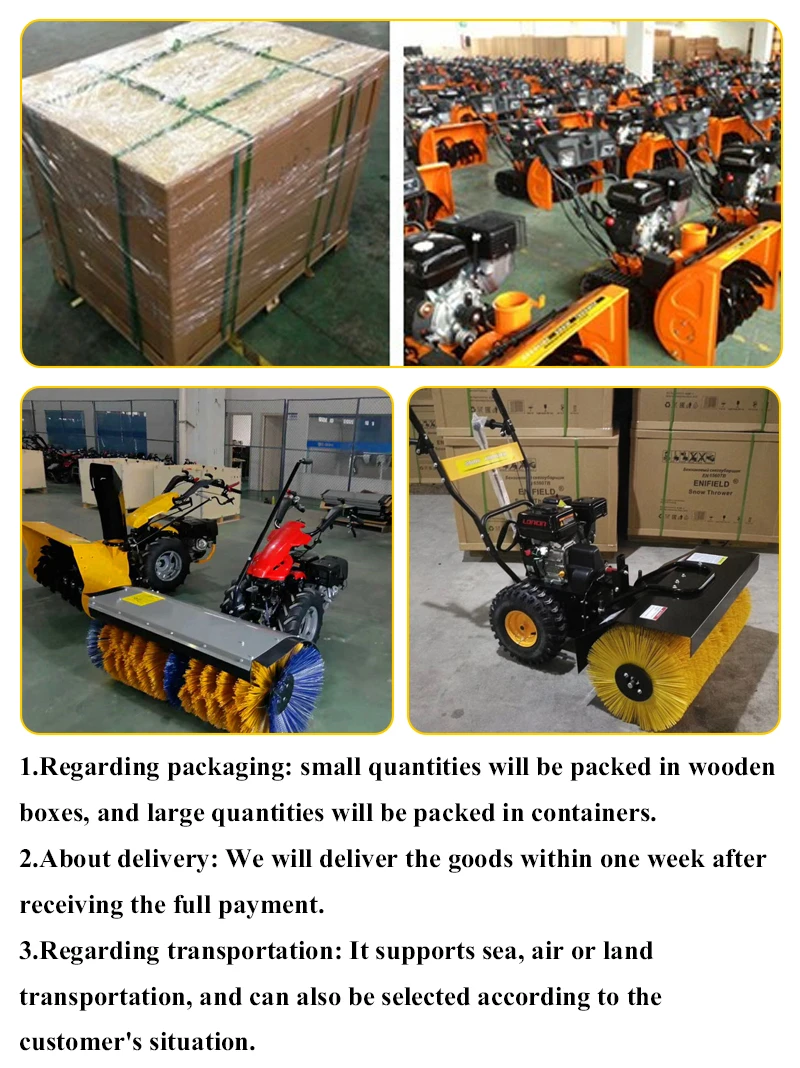 Ce/epa 2/3 Stage Cordless Loncin Gasoline Engine Snow Thrower 212cc