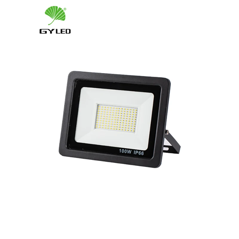 Economical outdoor ultra slim led flood light IP66 architrctural lighting factory price