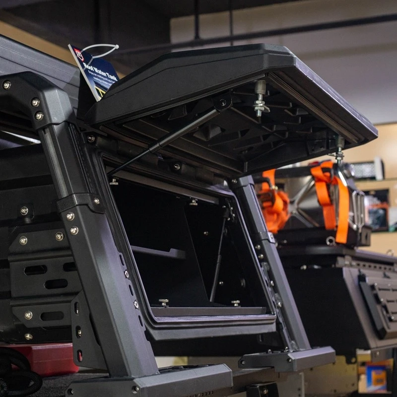 Pickup Truck Roll Bar With Storage Box Loading Roll Cage + 130l Side