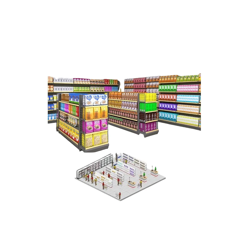 Convenience Store Foodservice Equipment Solutions Supermarket Shelves ...