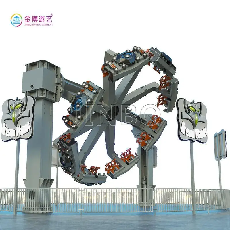 Spin Fairground Attraction Thrill extreme Space Travel Top Adult ...