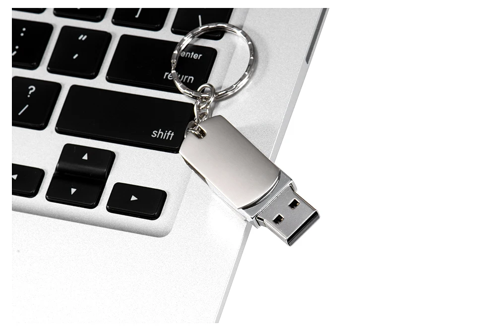 Customer logo Metal USB flash drive Portable Pen drive 128GB 64GB 32GB 16GB 4GB pendrive mini flash USB memory stick - ANKUX.COM