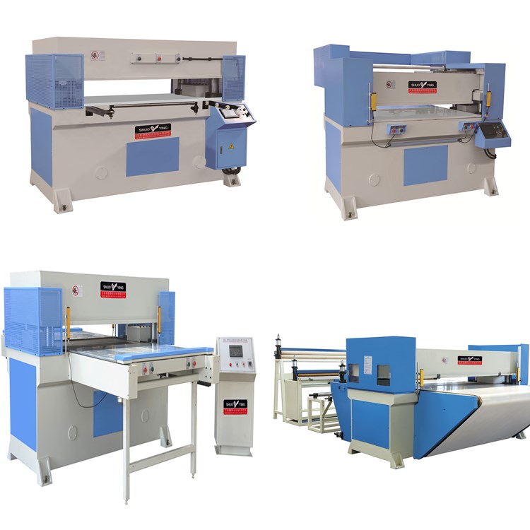 
pvc lvt spc wpc rubber floor hydraulic cutting machine 