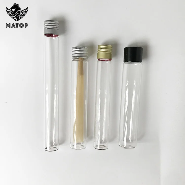 109mm 120mm 98ml 135mm Transparent Glass Joint Doob Tube Tubes Blunt