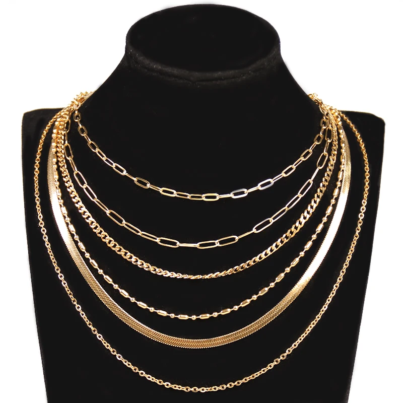 Custom Jewelry All Size Stainless Steel Chain Jewelry Dainty Twisted