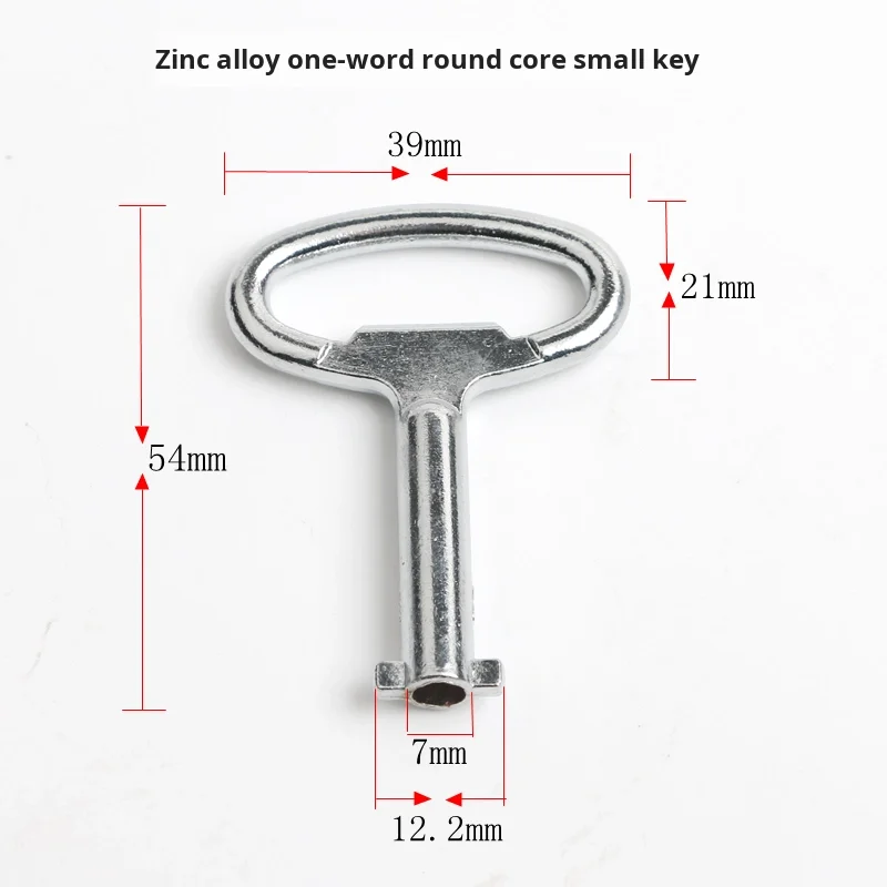MS705 & MS816 Small Triangle Lock Key Handmade From Zinc Alloy a Stylish Metal Product factory