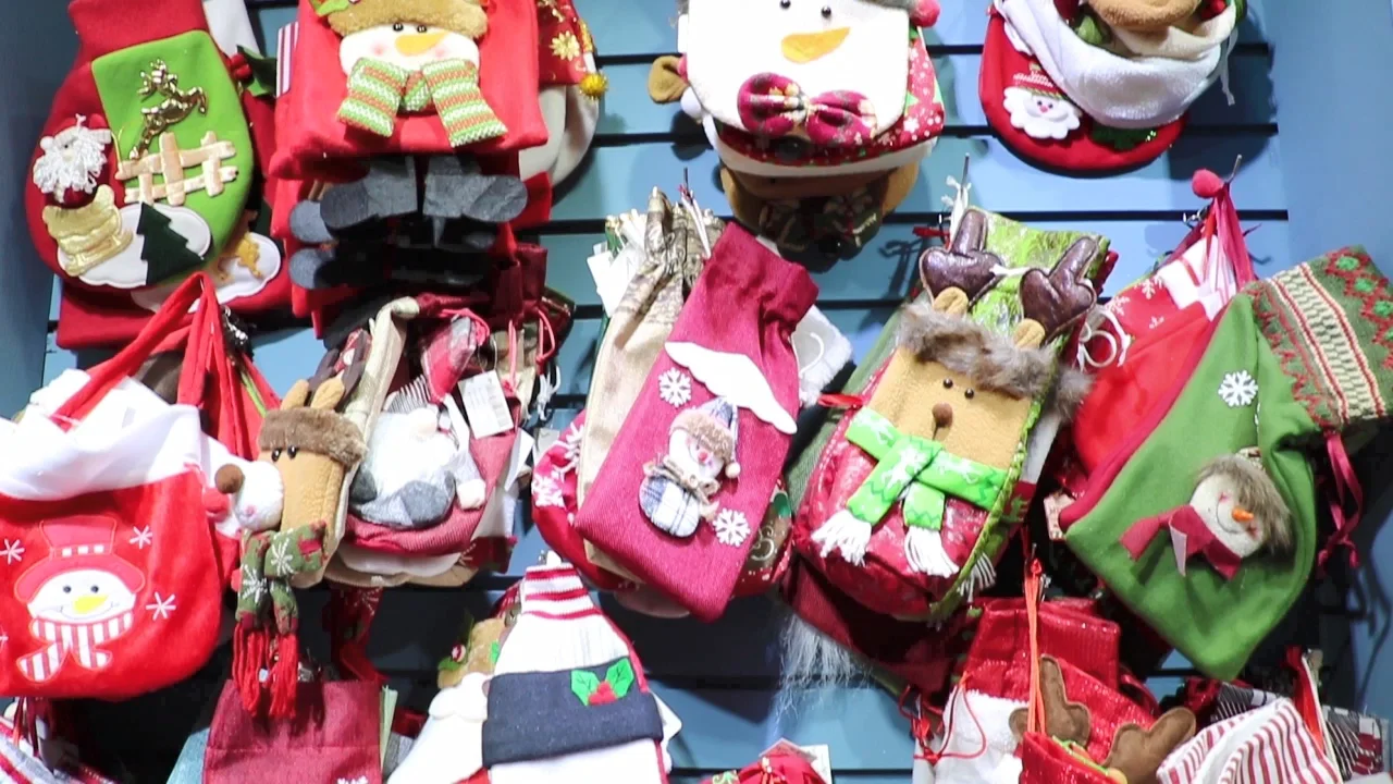 high class new design khaki color christmas tree skirt