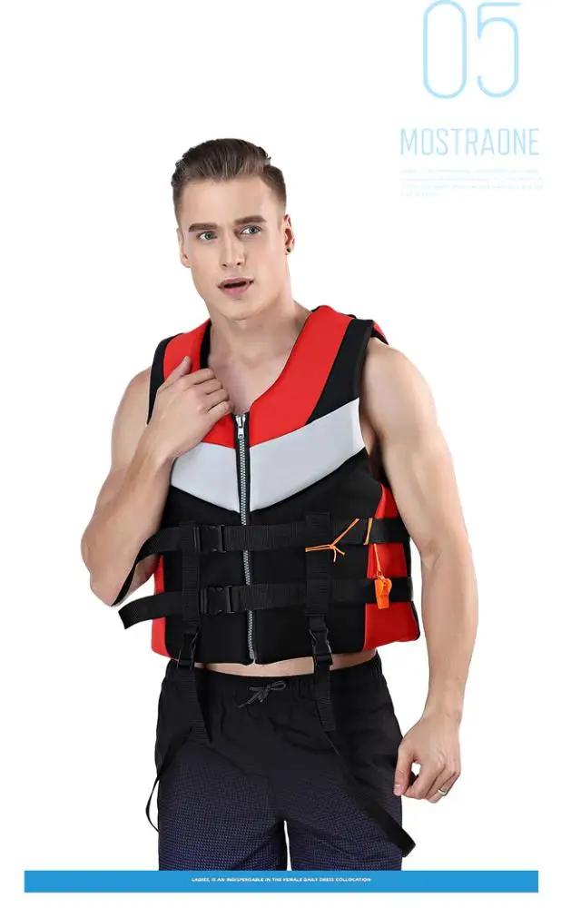 Simple And Practical Life Jacket Adult And Children New Neoprene Life