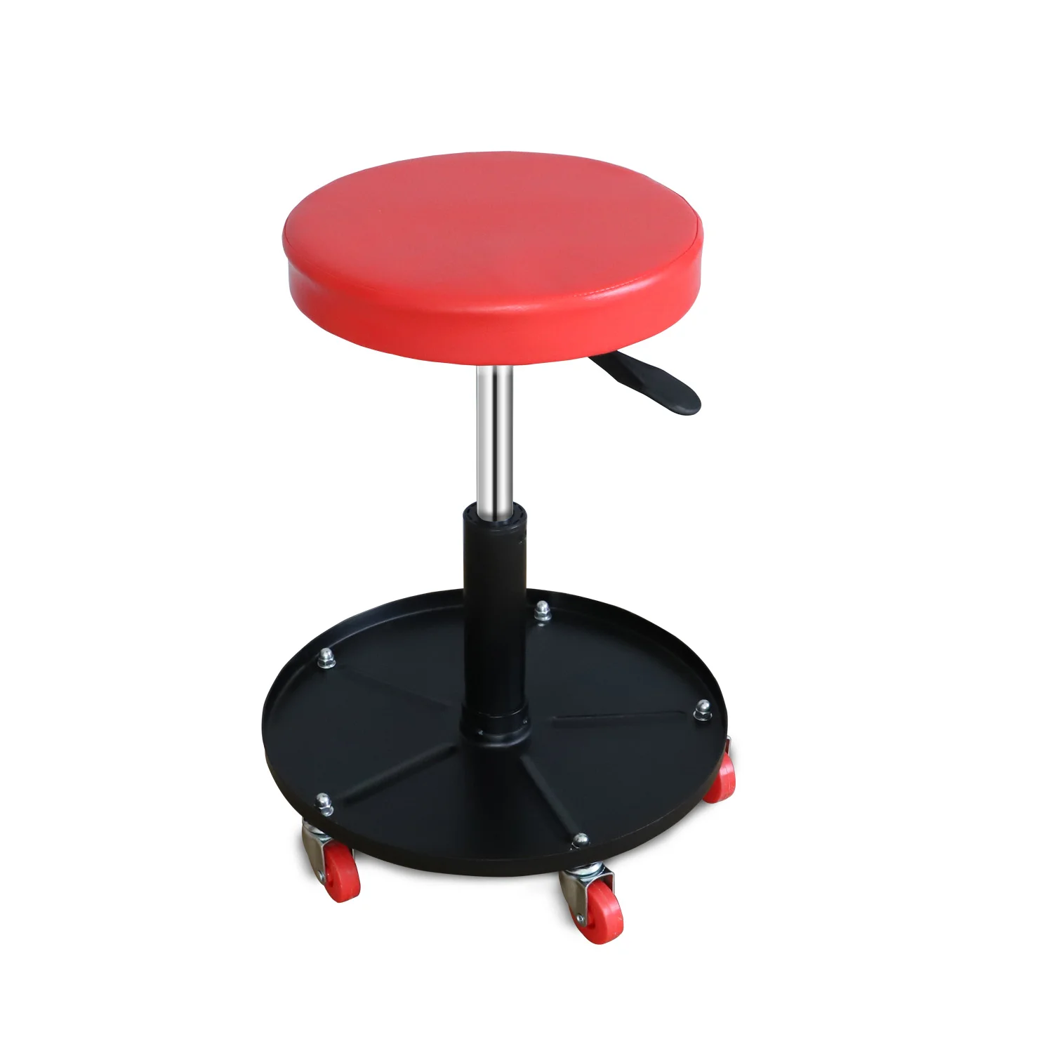 Multi Function Low Height Stools With Roller 4 Wheels With Tool Storage ...