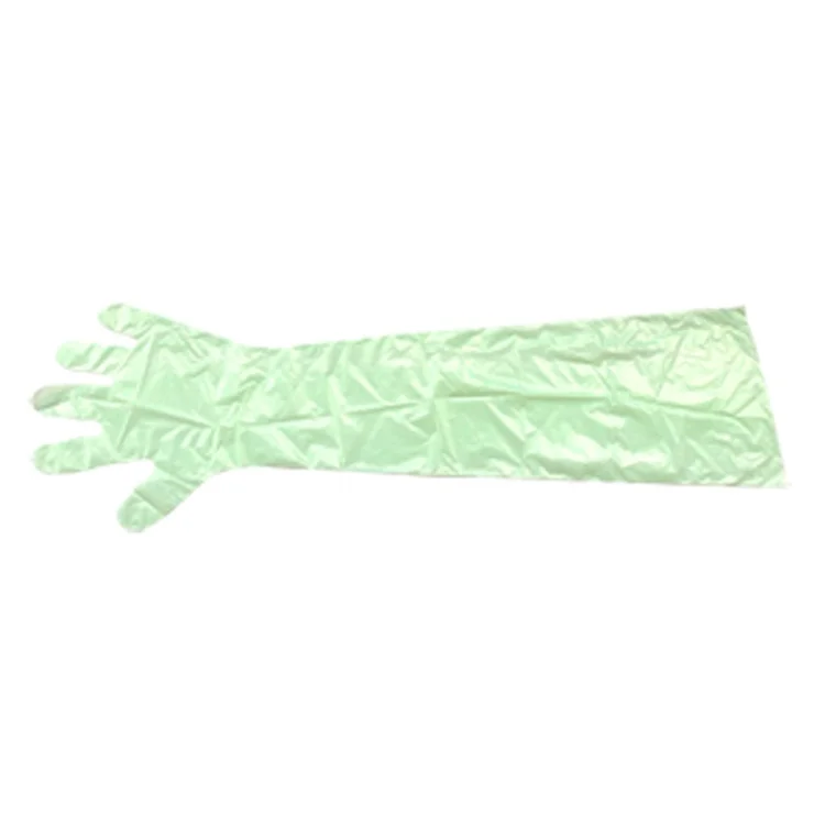 
Veterinary equipment plastic PE disposable animals long glove veterinary glove 