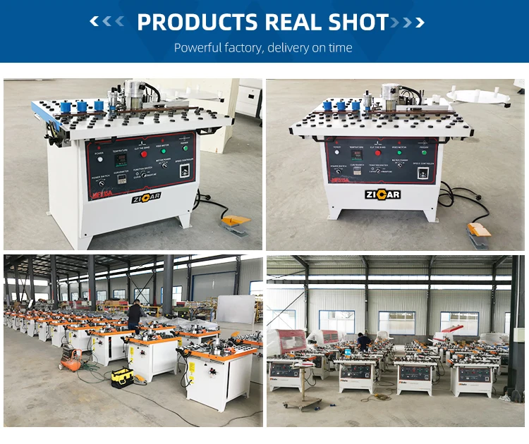 Zicar Mf515a 45 Degree Edge Banding Machine Pvc Edgebander Edge Banding