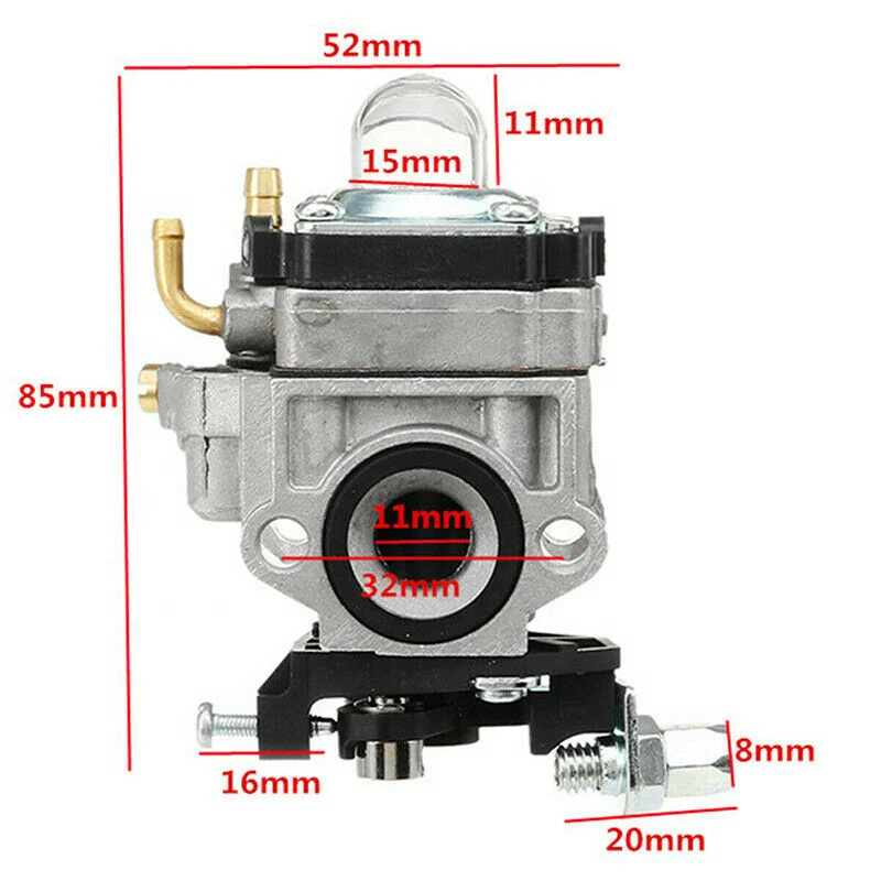 2-Stroke Carburetor for 139F TU26, CG330, RBC250 - Replacement for