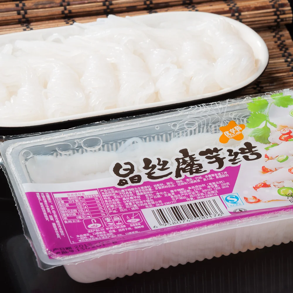 
factory supply high quality low carb Konnyaku konjac noodles shirataki 