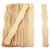 KARLNIKO 8'' Fan Handles Wedding Programs Wooden Craft Popsicle Sticks