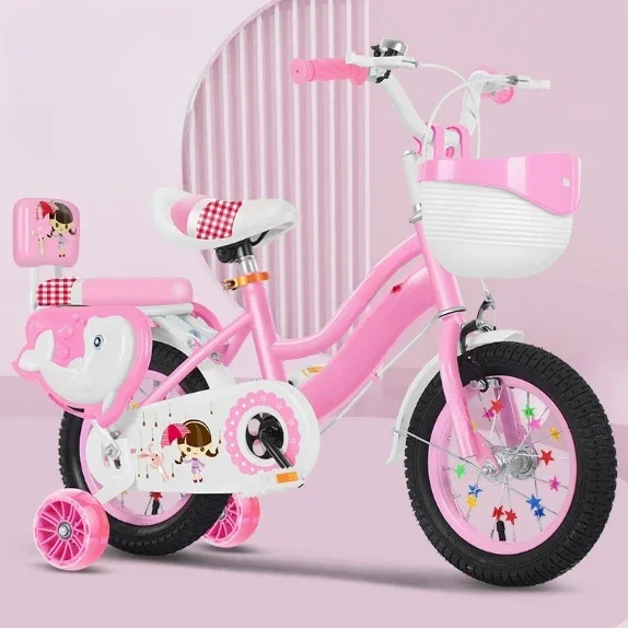 product hot sale 12 14 16 18 inch kids bicycle pink color kids bicycle princess kids bike 3 10 year old baby girls baby cycle-4