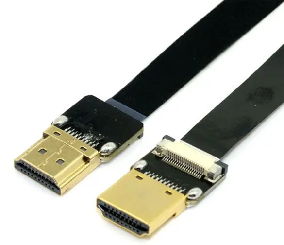 Farsince Ultra Thin Fpv 20 Pin Hdmi Flat Slim Ribbon Cable 50mm 100mm