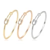 52270 Xuping best birthday gift fashion jewelry bangle simple design stone copper