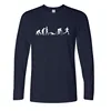 Morewin Autumn Winter Male Evolution Triathlon Printing T Shirt Long Sleeve Leisure Time T-shirts Men Clothing Tops