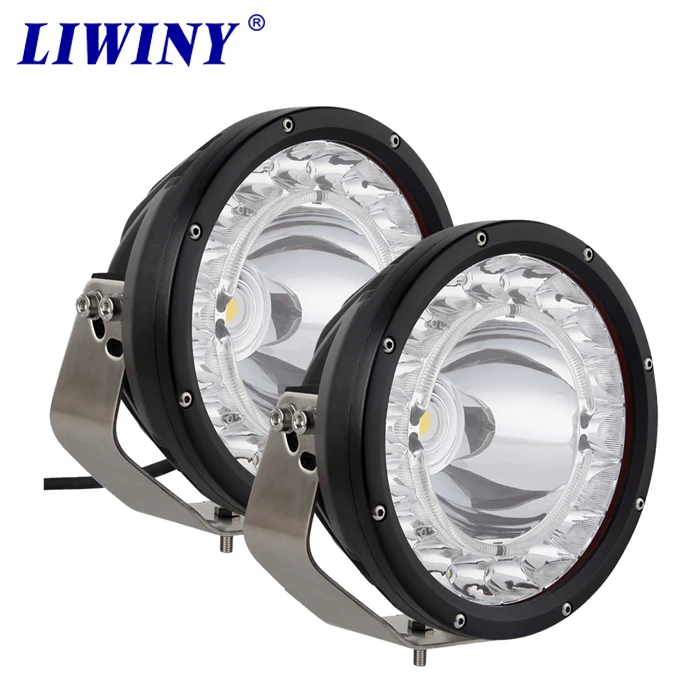 liwiny hot sell high power 12v 24v 9 inch 162w waterproof led work light flood beam for truck 4x4 car atv