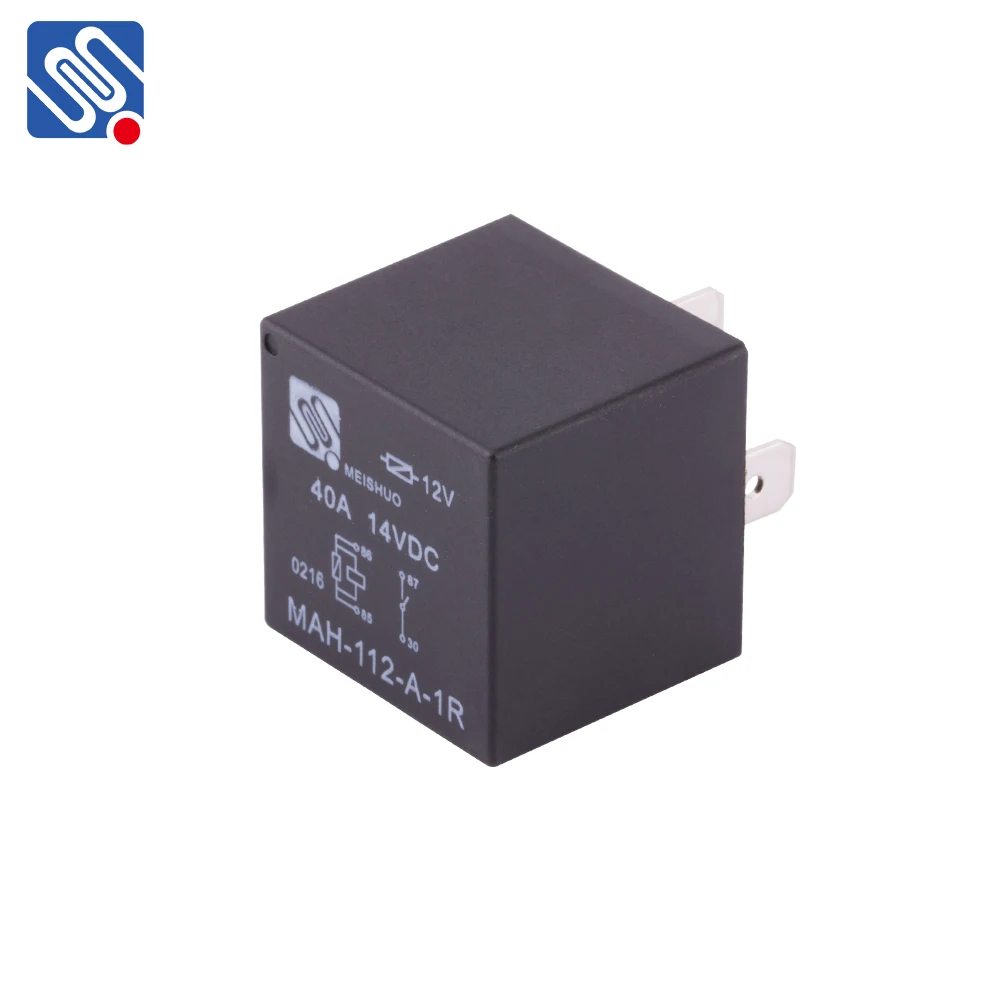 Meishuo MAH-S-112-A-1R Mini High Power 40A/14VDC Automotive Relay New 12 Volt Resistor for Camry Model Peugeot Car Auto Relays