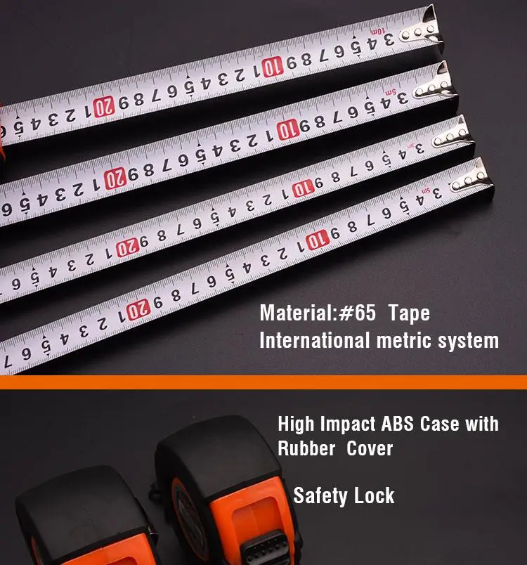 ABS Case Professional 5MX25mm Steel Metric Measuring Tape