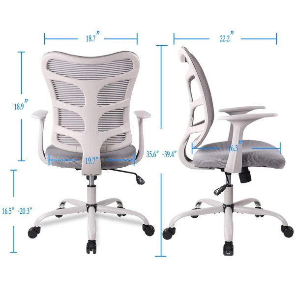 Factory Price Morden Computer Task Chair Mesh with Armrests