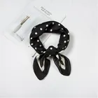 Fashion Polka Dot Square Scarf Women Silk Like Scarves Small Kerchief