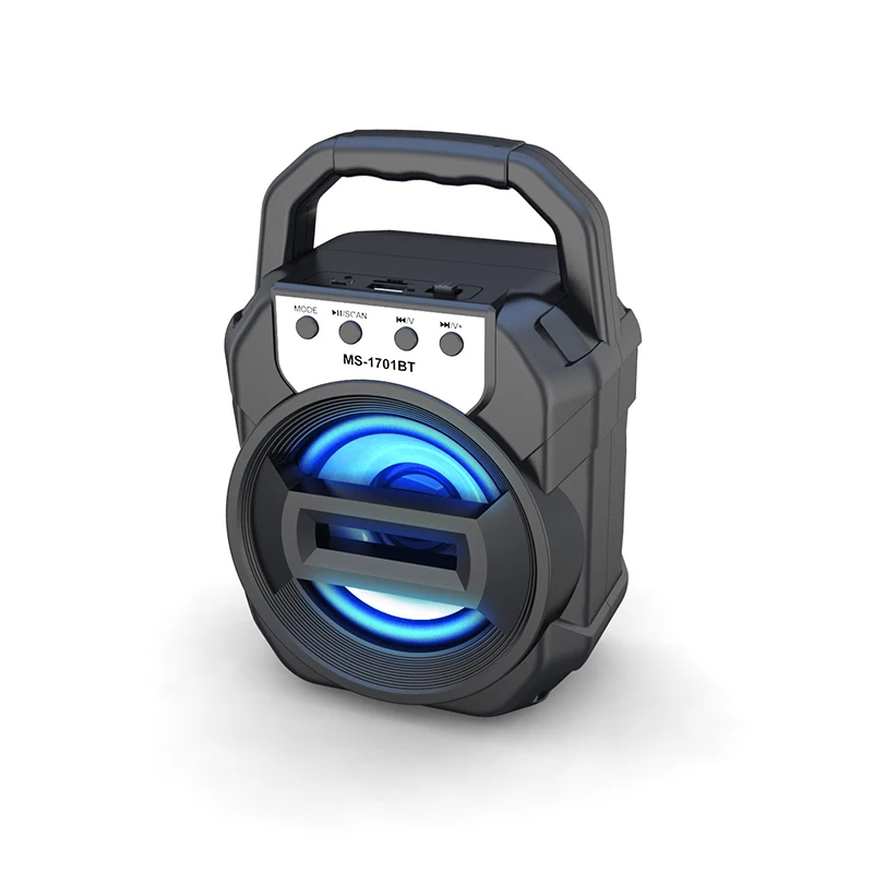 

Museeq LED Light Support FM MP3 Portable Design Mobile Phone Outdoor 3 Lnch Wireless Portable Bluetooth Tws Speakers