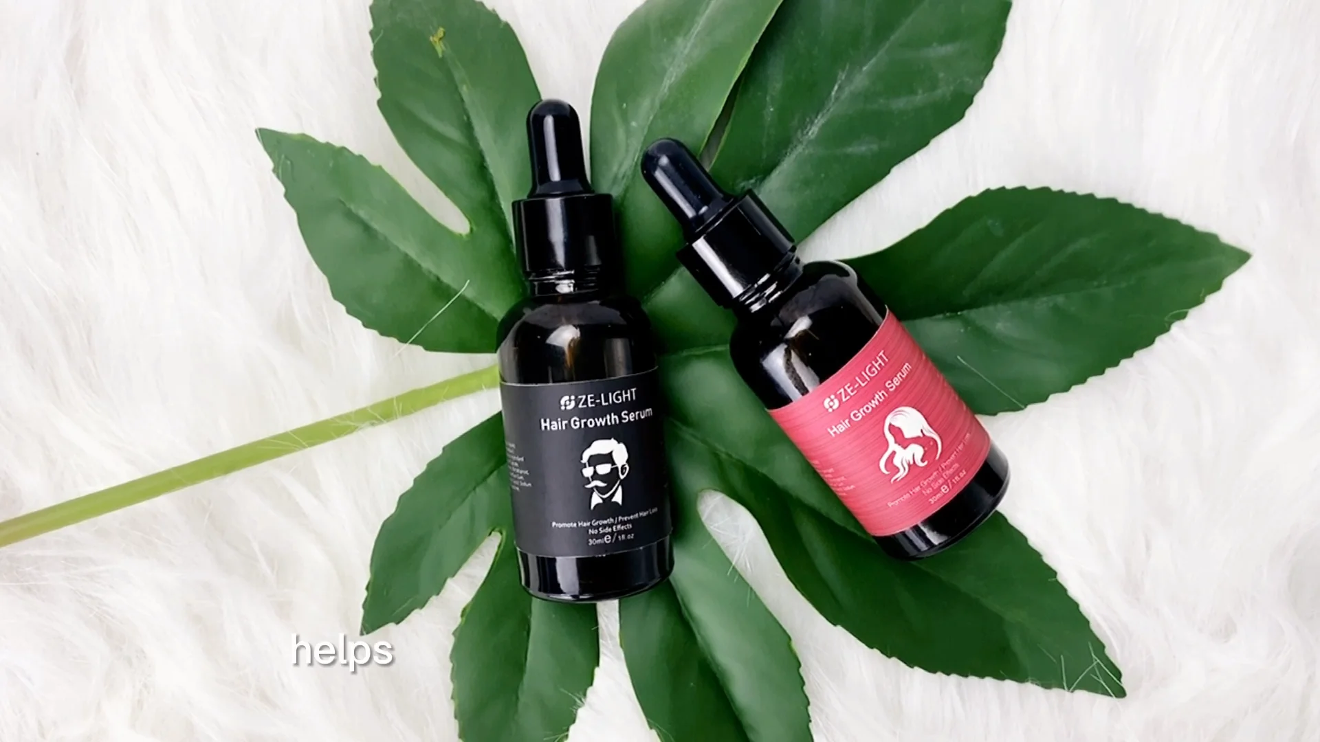 Ze Light Best Perfect Natural Smoothing Human Fast Hair Loss Serum Oil