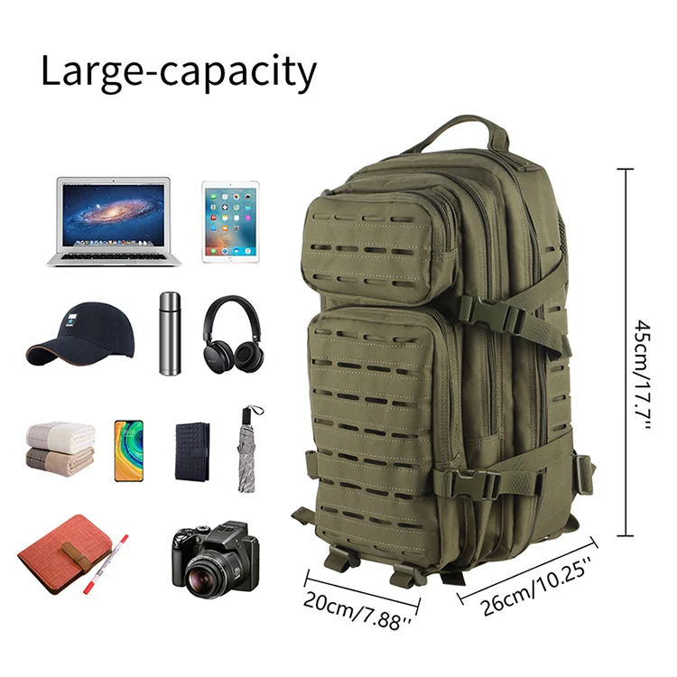 Military Tactical Shoulder Bag 25 L 600d Nylon Waterproof Tactical ...
