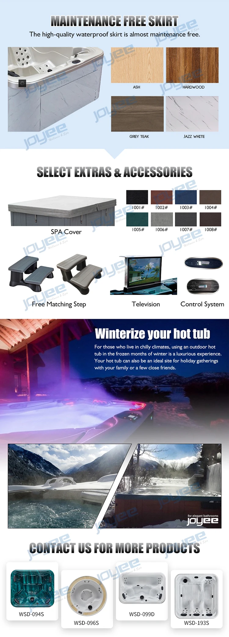 discount backyard jacuzzis on Joyee Hot Tub Spa Whirlpool Jacuzzi Function Outdoor Large Bath Spa Tub Massage Soaking Big Bathtub With Air Bubble Jet Buy Spa Tub Spa Hot Tubs Hot Tubs And Spas Product On Alibaba Com