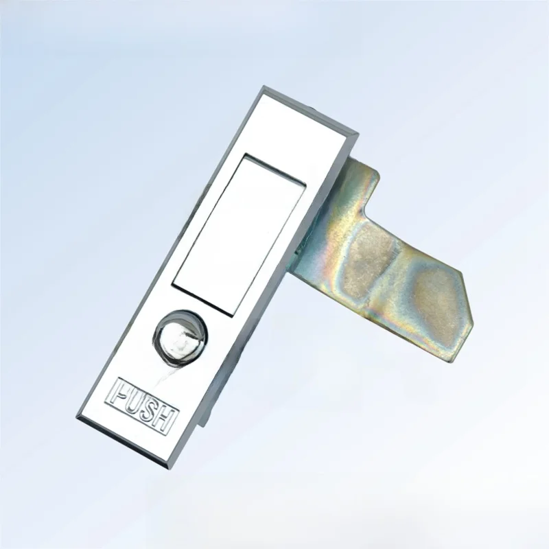 MS503 Electric Cabinet Lock Flat Lock Origin Button Spring Lock Fire Distribution Box Cabinet Lock manufacture