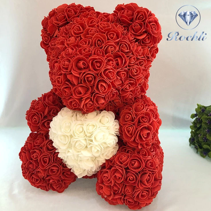 valentines day bear roses