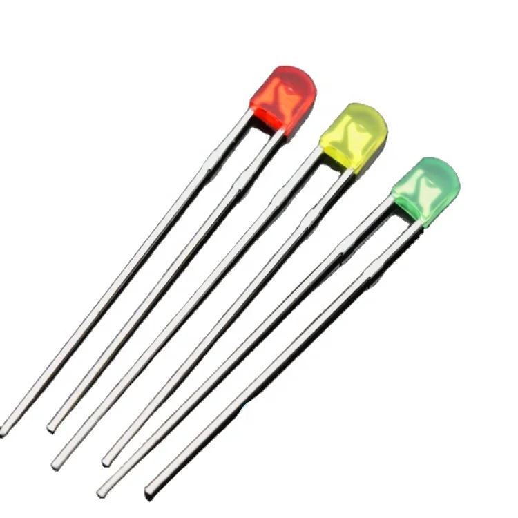 2x3x4 tombstone with color, long foot, red, yellow and green, direct plug-in LED