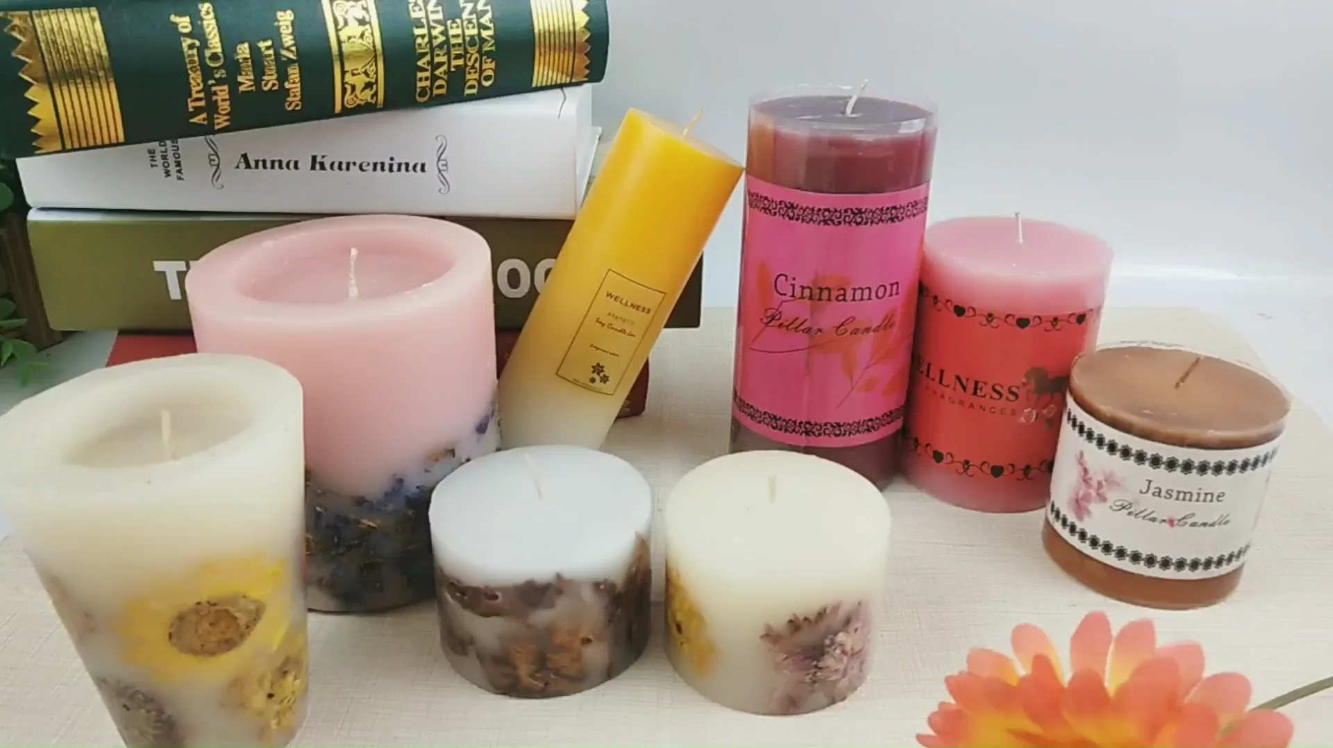 High Quality Cylindrical Aromatherapy Air Cleaner Smokeless Candle ...