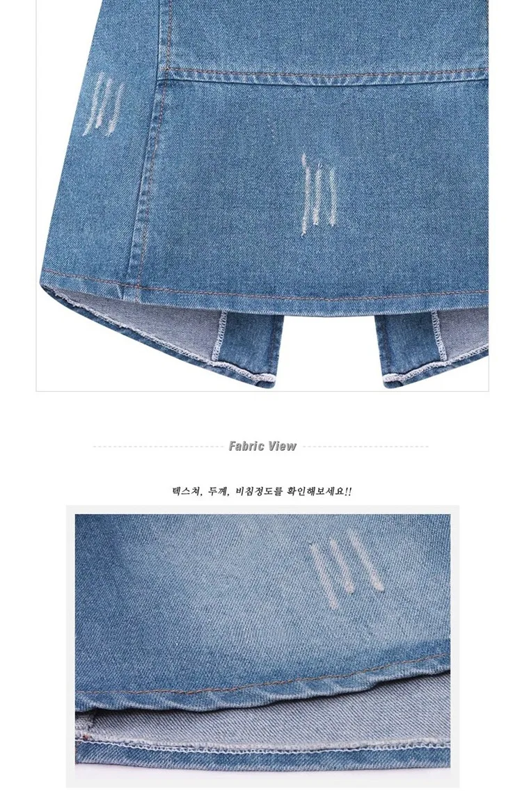 Distressed Zip Up Giubbino Donna European Turnhout Women Long Jean Jacket Plus Size