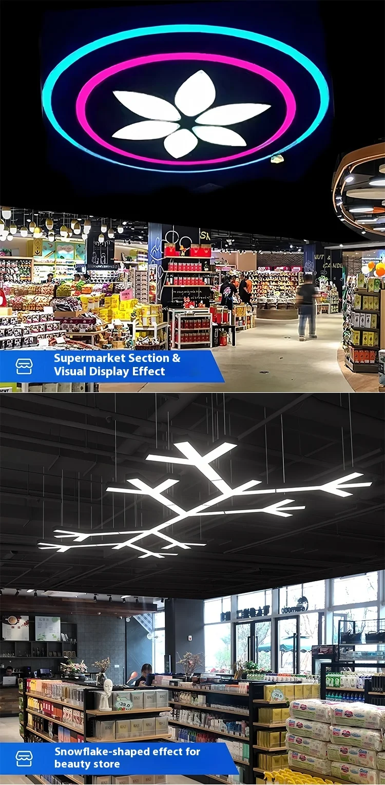 product special shaped chandeliers pendant lights for shopping malls internet cafes amusement centers dance studios childrens parks-8