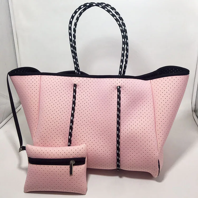 Wholesale Neoprene Fashion Customized Beach Handbag Waterproof Neoprene