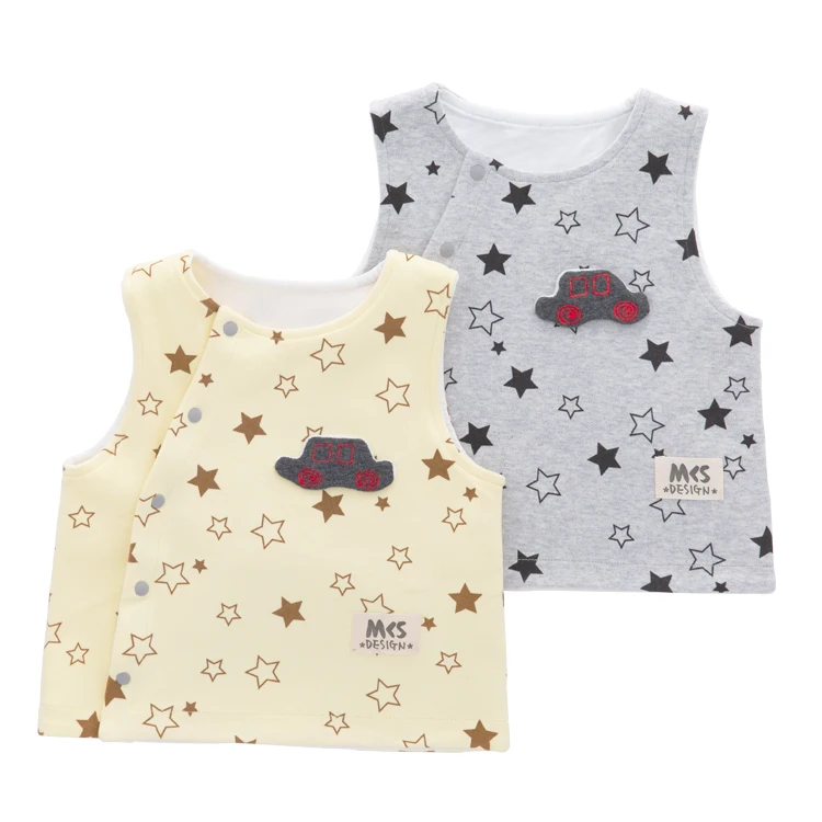 
Newest Design fashion organic newborn vest cotton baby vests in China 