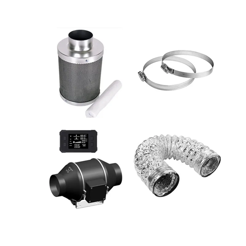 Grow Box Use 4 Inch Activated Carbon Air Filter Fan Combo Kit Buy