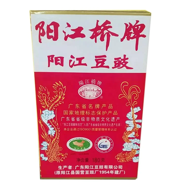 
Manufacturer Wholesale Cooking Seasoning 180g Yangjiang Yangjiang Qiaopai Douchi Black Granular Tempeh 