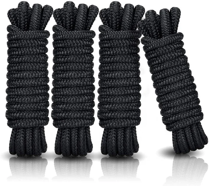 factory Double braided 12mm diameter OEM marine better qualitydock rope for mooring in kayak accessory marine supplier