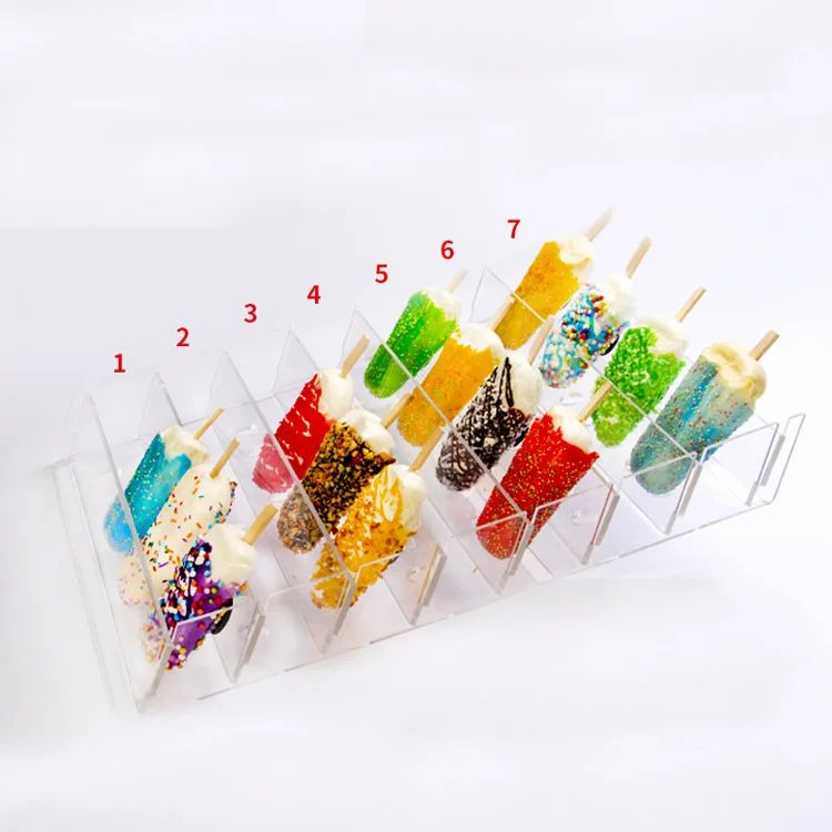 Clear Popsicle Display Stand Acrylic Ice Candy Holder Buy Popsicle