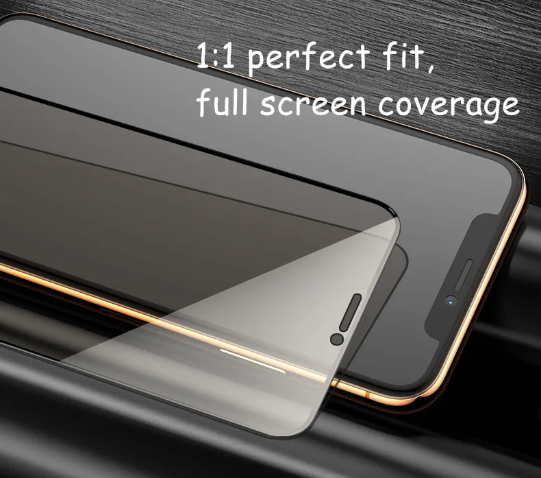 Anti-fingerprint privacy tempered glass for iphone 11 pro max screen protector